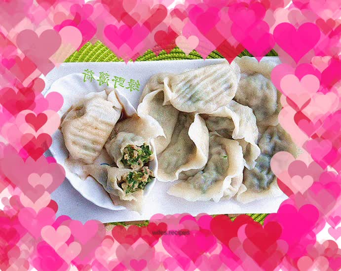 Coriander dumplings