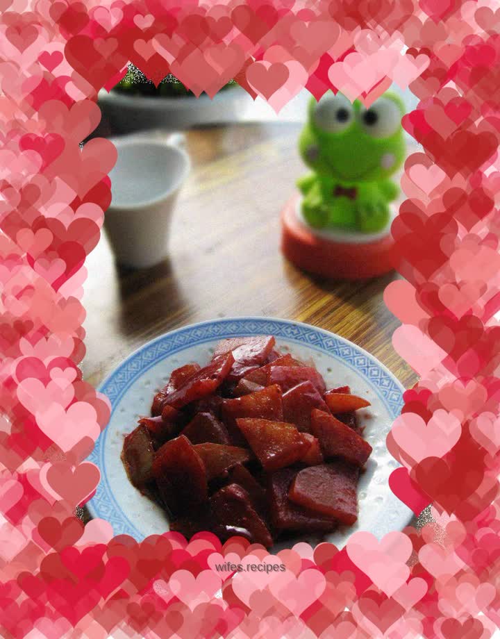 Braised winter melon with fermented bean curd sauce