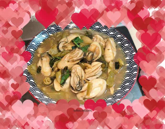 Chaoshan pickled vegetables and fried oysters