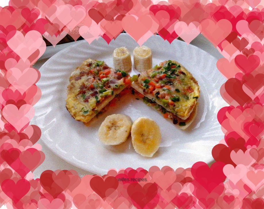 "Ham and Egg Pizza" - 10-minute simple breakfast