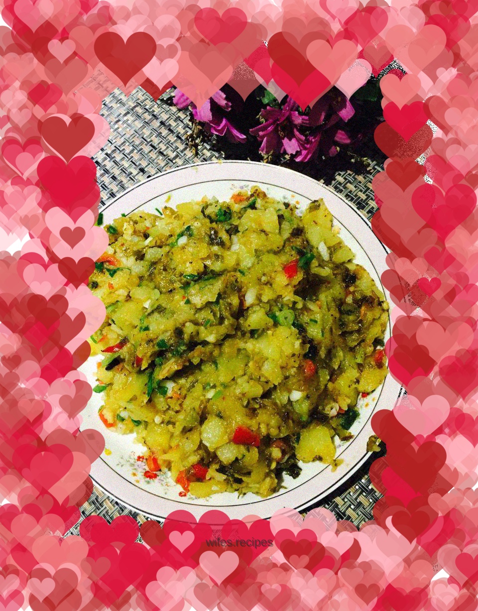 Sauerkraut and mashed potatoes