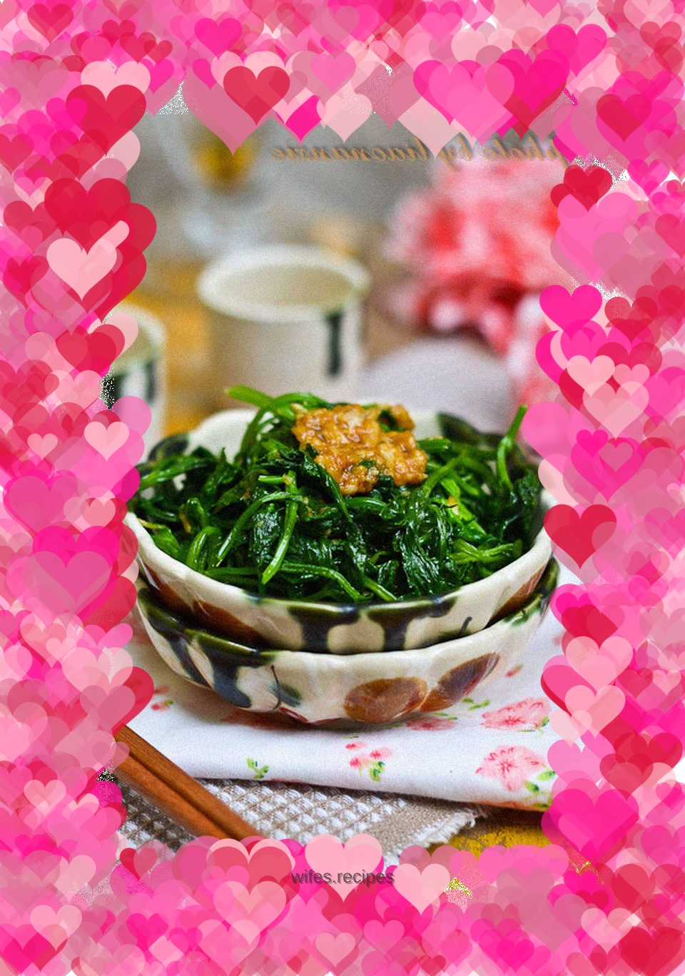 Garlic celery leaves