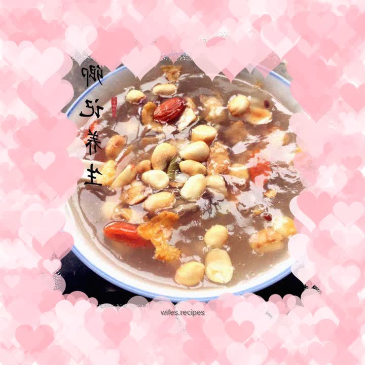 Breakfast lotus root flour and nut cereal