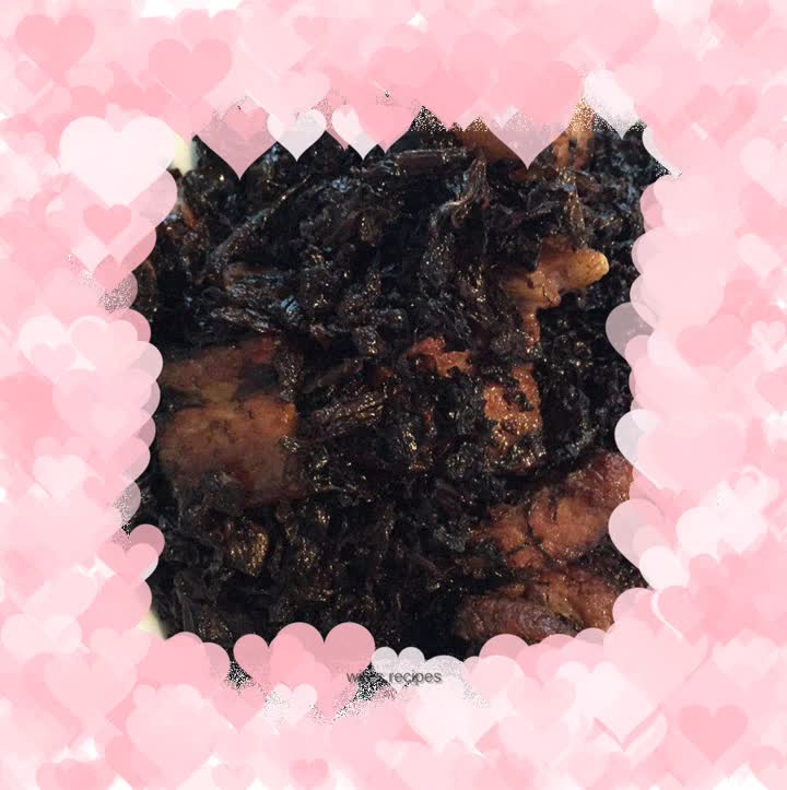 Braised Pork with Dried Plums and Vegetables