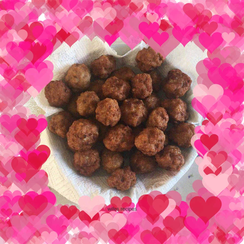 Fried meatballs