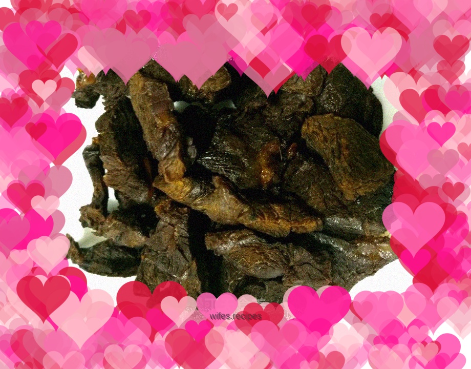 Homemade beef jerky
