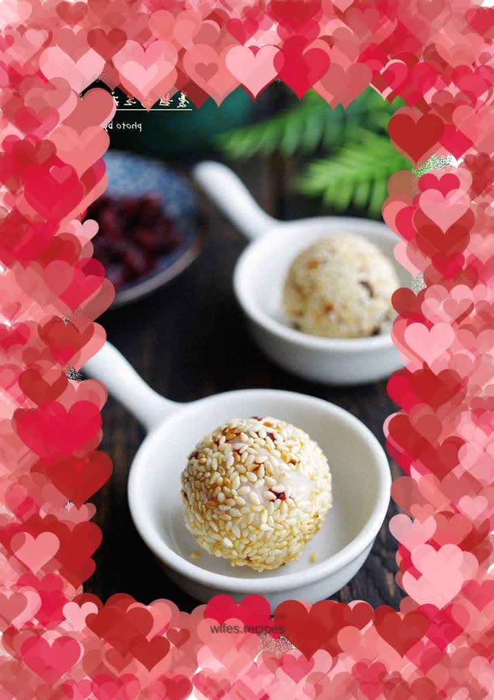 【Sichuan】Cranberry and sesame rice balls