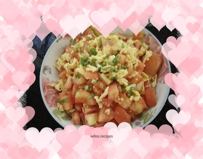 Tomato scrambled eggs