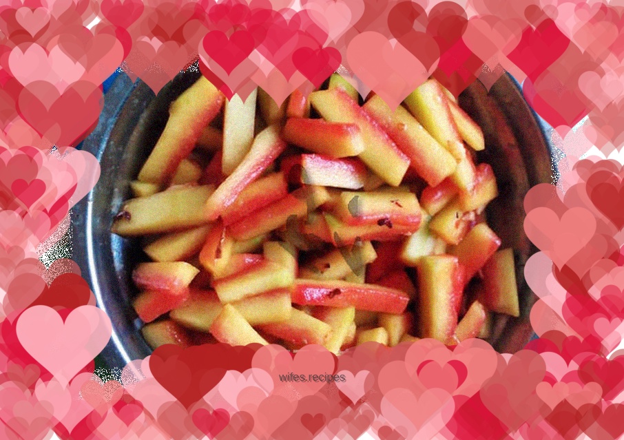 Stir-fried watermelon rind