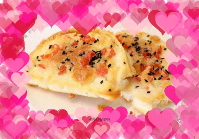 Cheese steamed bun slices