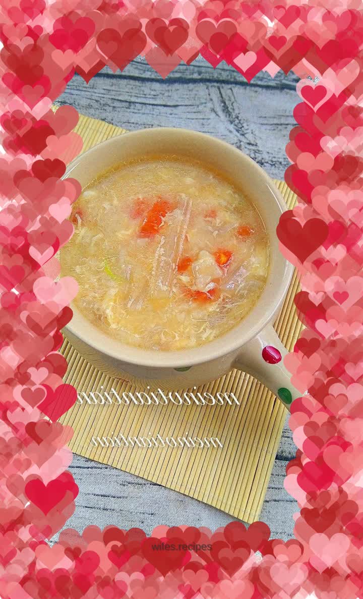 Autumn nourishes yin and moisturizes the lungs #radish and tomato pimple soup