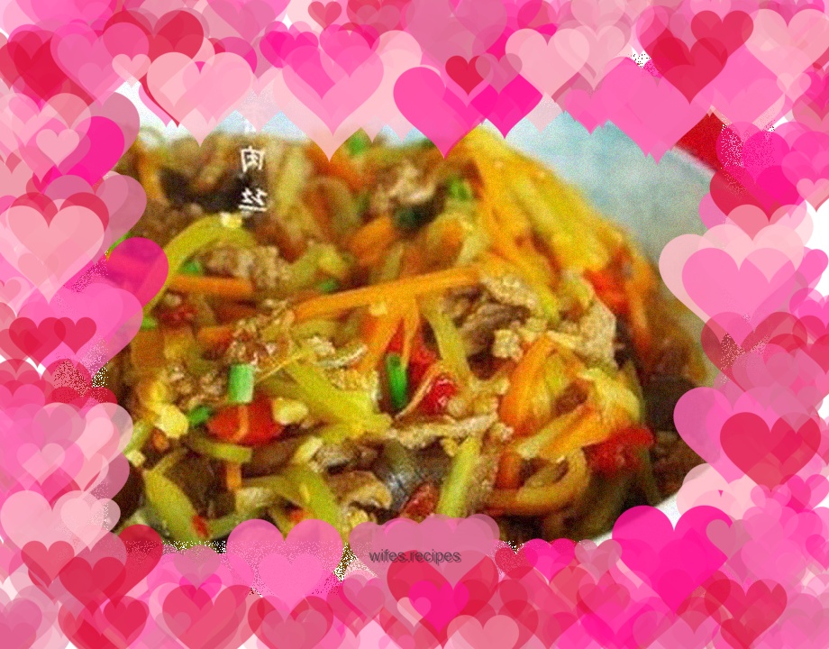 Fish-flavored shredded pork (private edition)