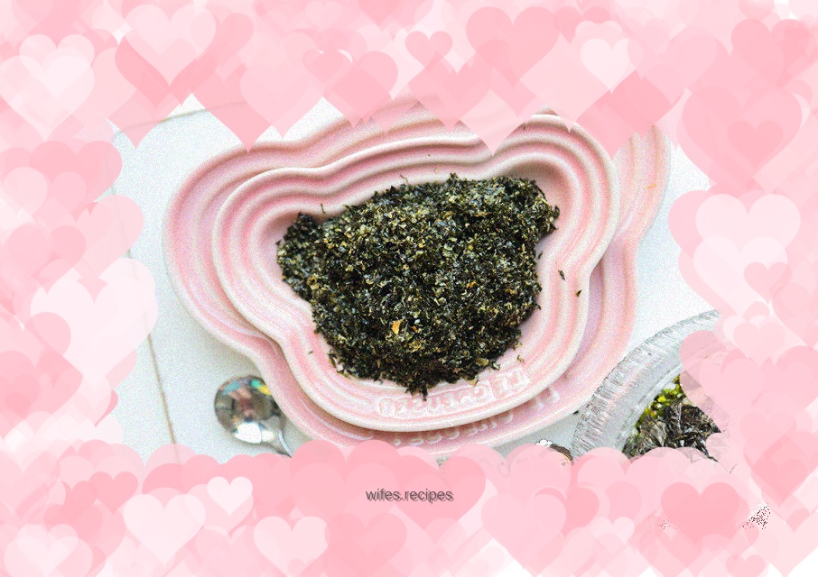 Complementary food for 6 months and above: shrimp skin and seaweed powder