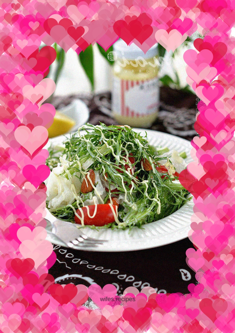 Autumn's "Bitter Food" [Bitter Chrysanthemum and Tremella Salad]