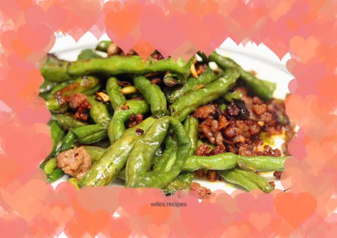 Stir-fried green beans