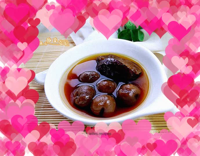Red dates and longan soup