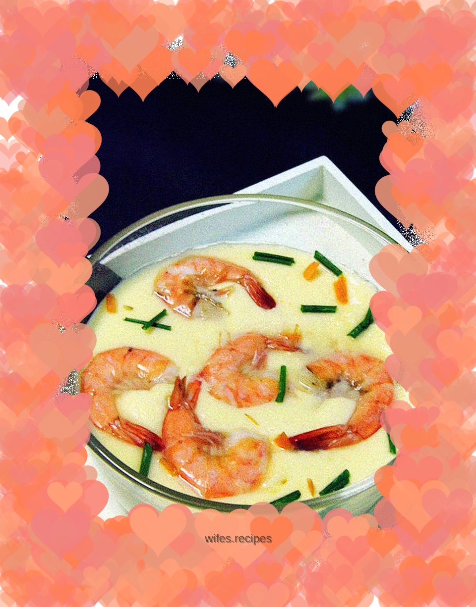 Delicious and tender——————【Steamed Egg with Shrimp】