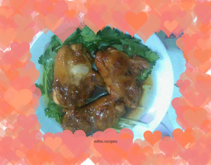 Chicken Thighs with BBQ Pork Sauce