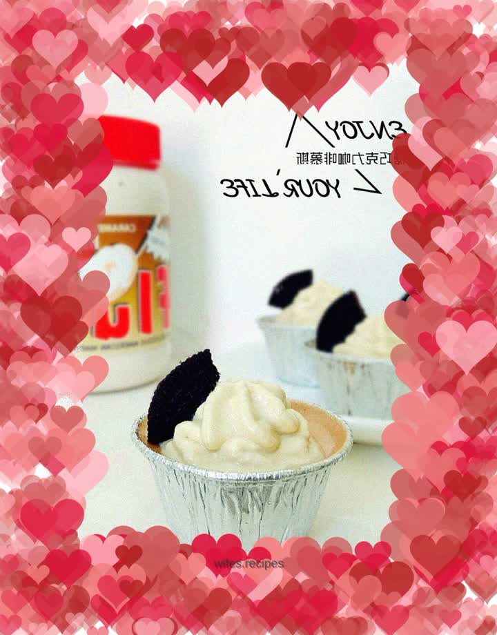 Fluff Marshmallow Caramel Chocolate Coffee Mousse Cup