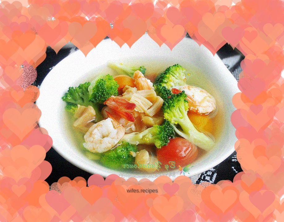 Broccoli and Shrimp Rolls