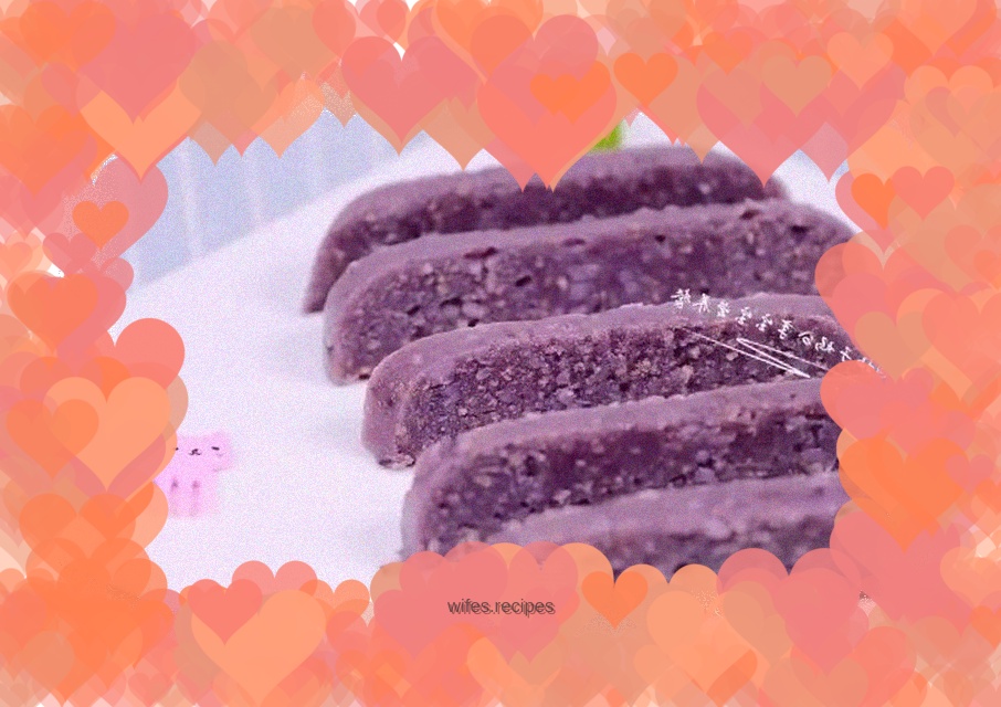 Oil-free and sugar-free, delicate and soft--Purple Sweet Potato Rice Cake