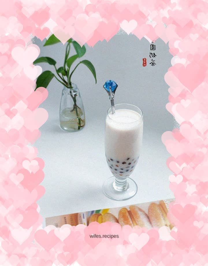 Taro ball milk tea