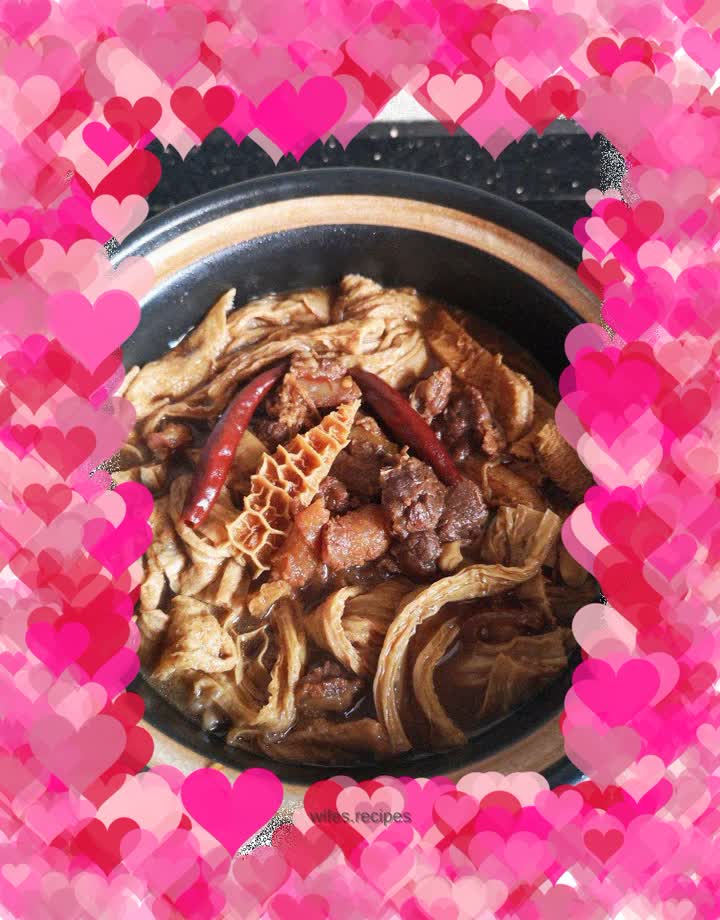 Bamboo beef brisket pot