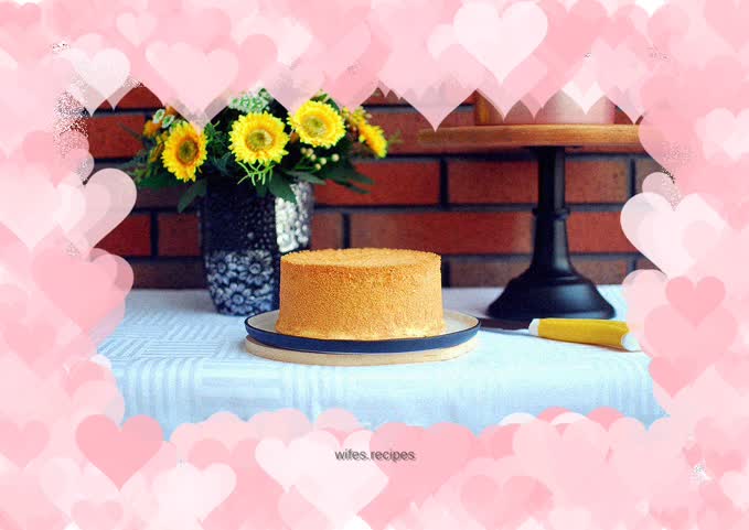 Recipe with a high success rate: 6-inch chiffon cake