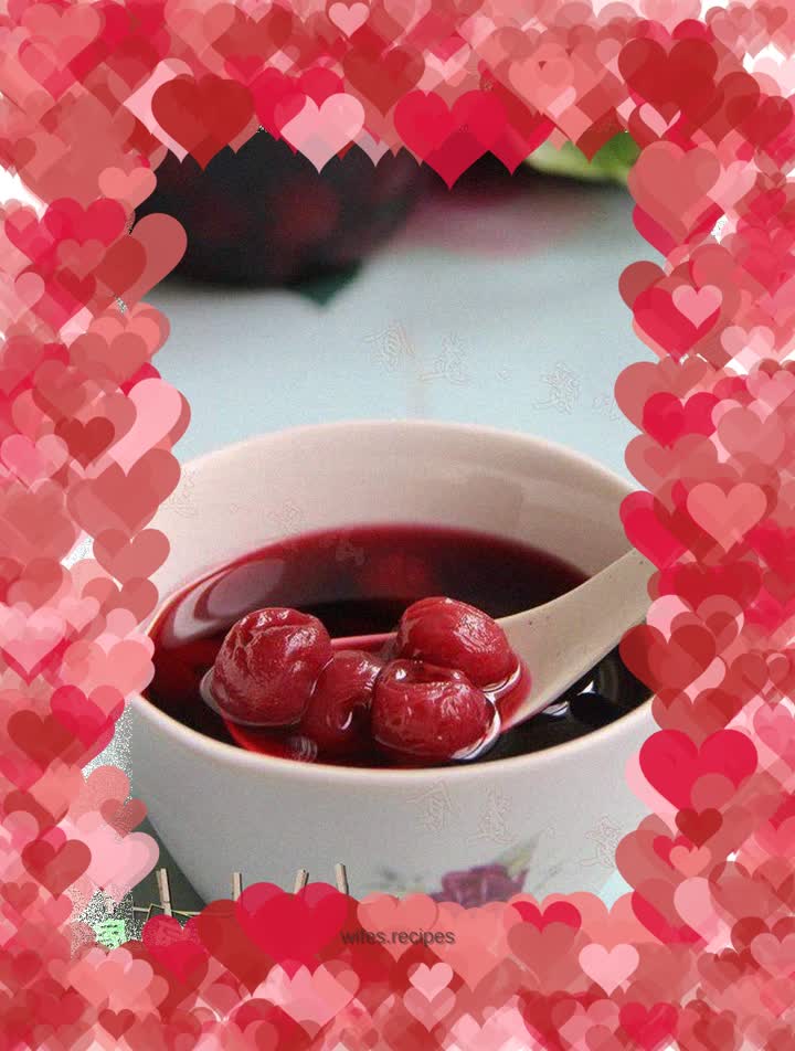 canned cherries