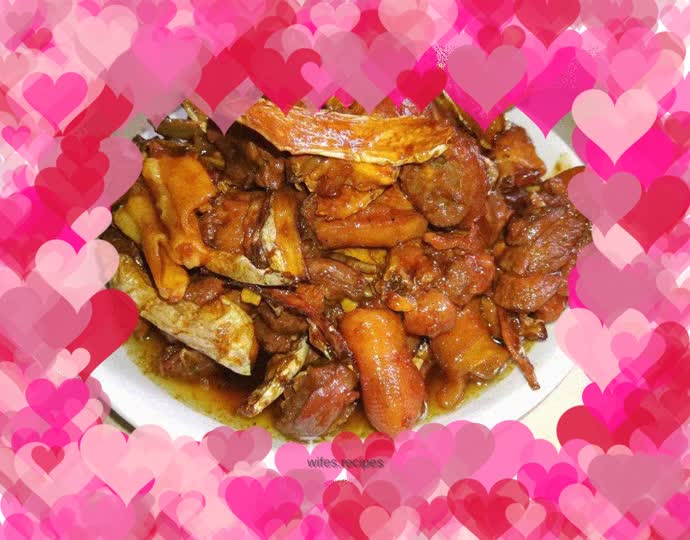 Braised duck with ginger