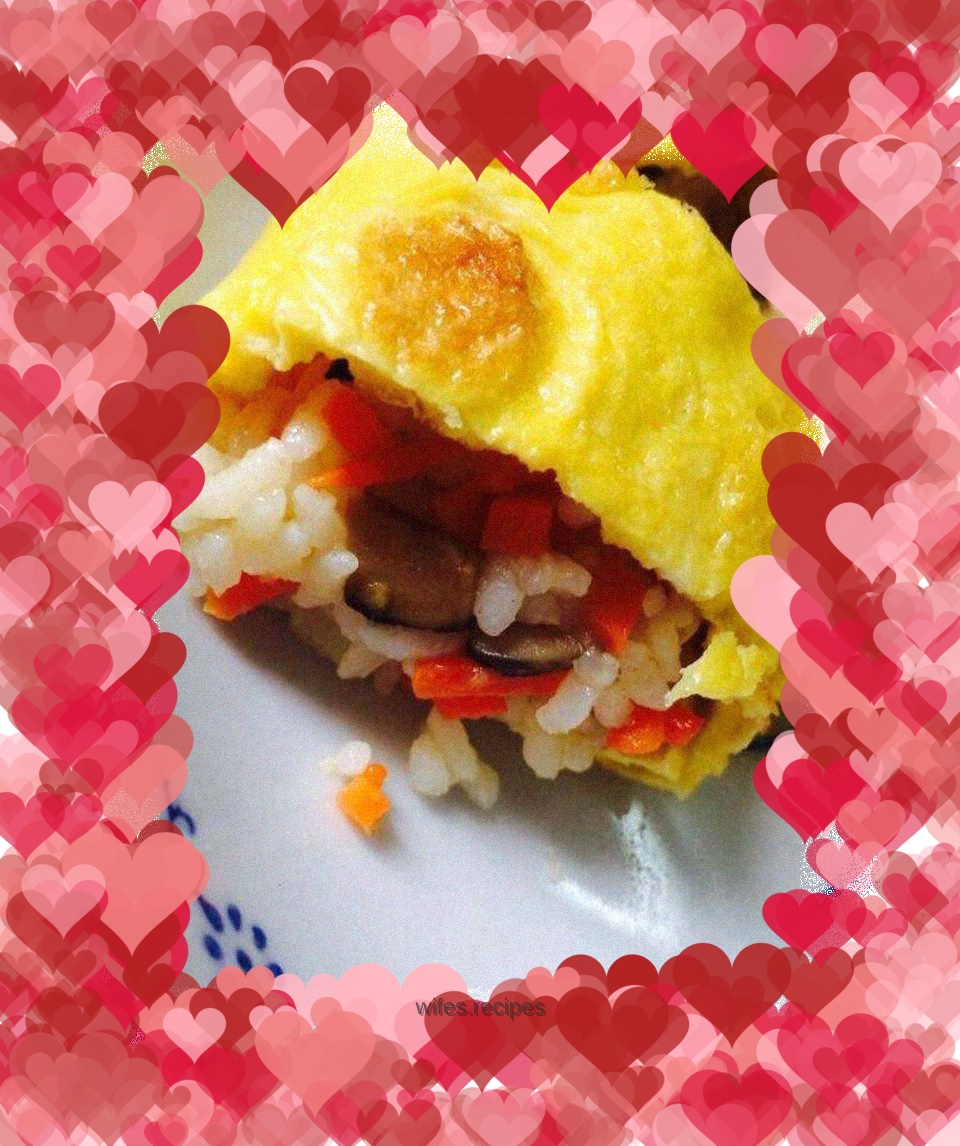 Omelet rice💫different fried rice