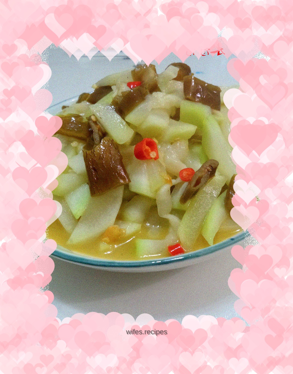 Hot and sour water melon