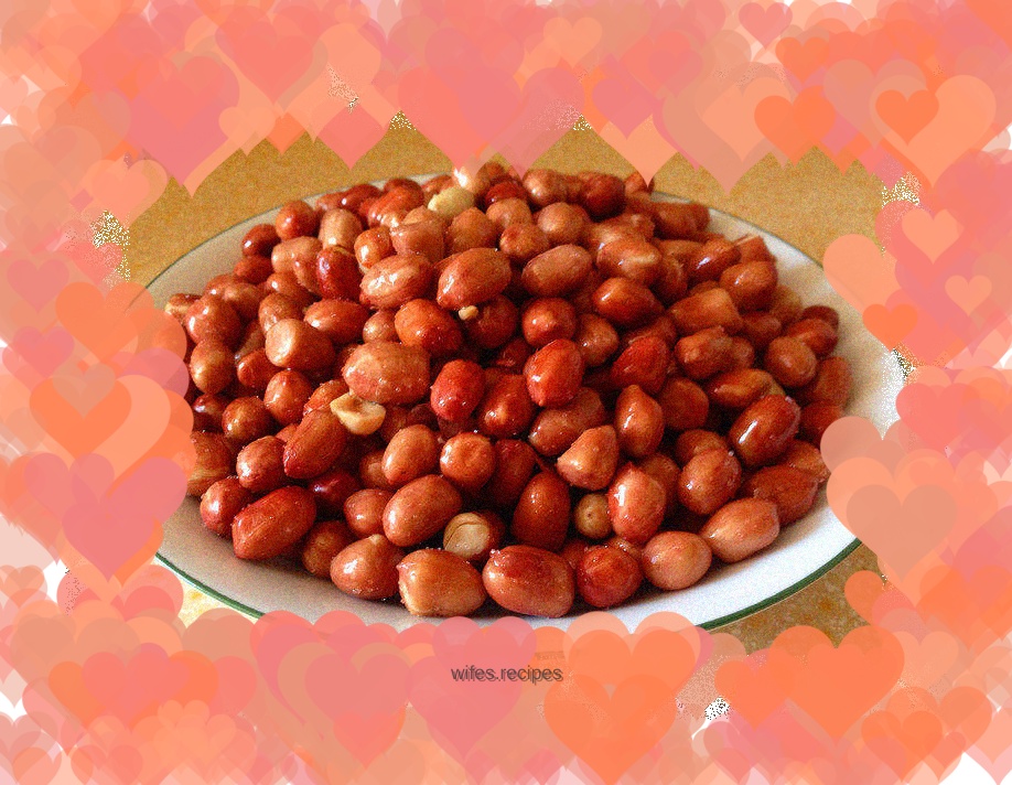 Fried peanuts