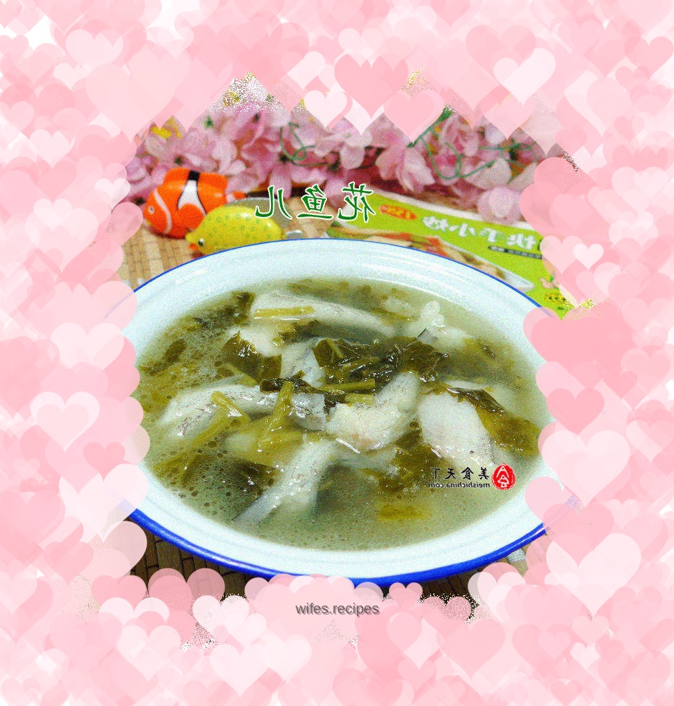 Pickled vegetable and shrimp soup