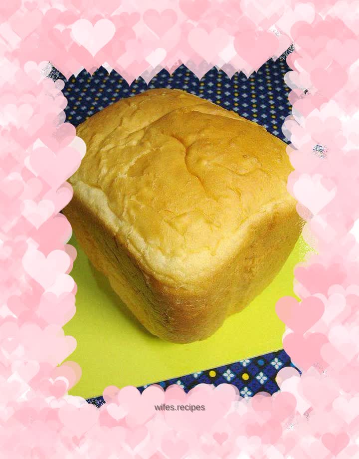 Bread machine to make bread [rice bread]