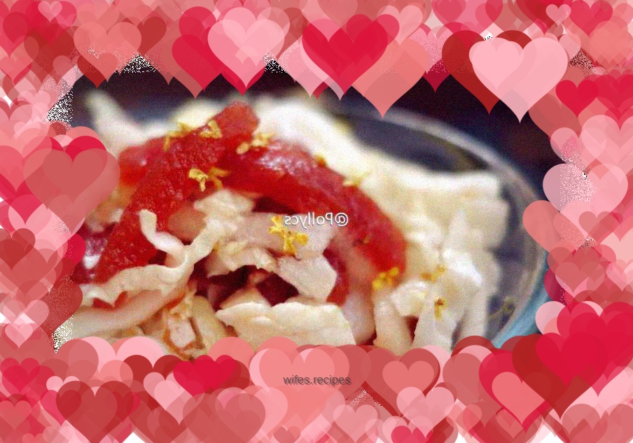 The Taste of Childhood: Golden Cake, Cabbage and Shredded Pear