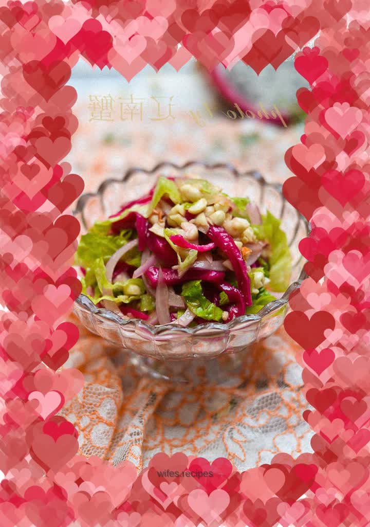 Dragon Fruit Peel Salad