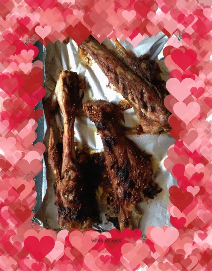 Roasted Lamb Leg Bones