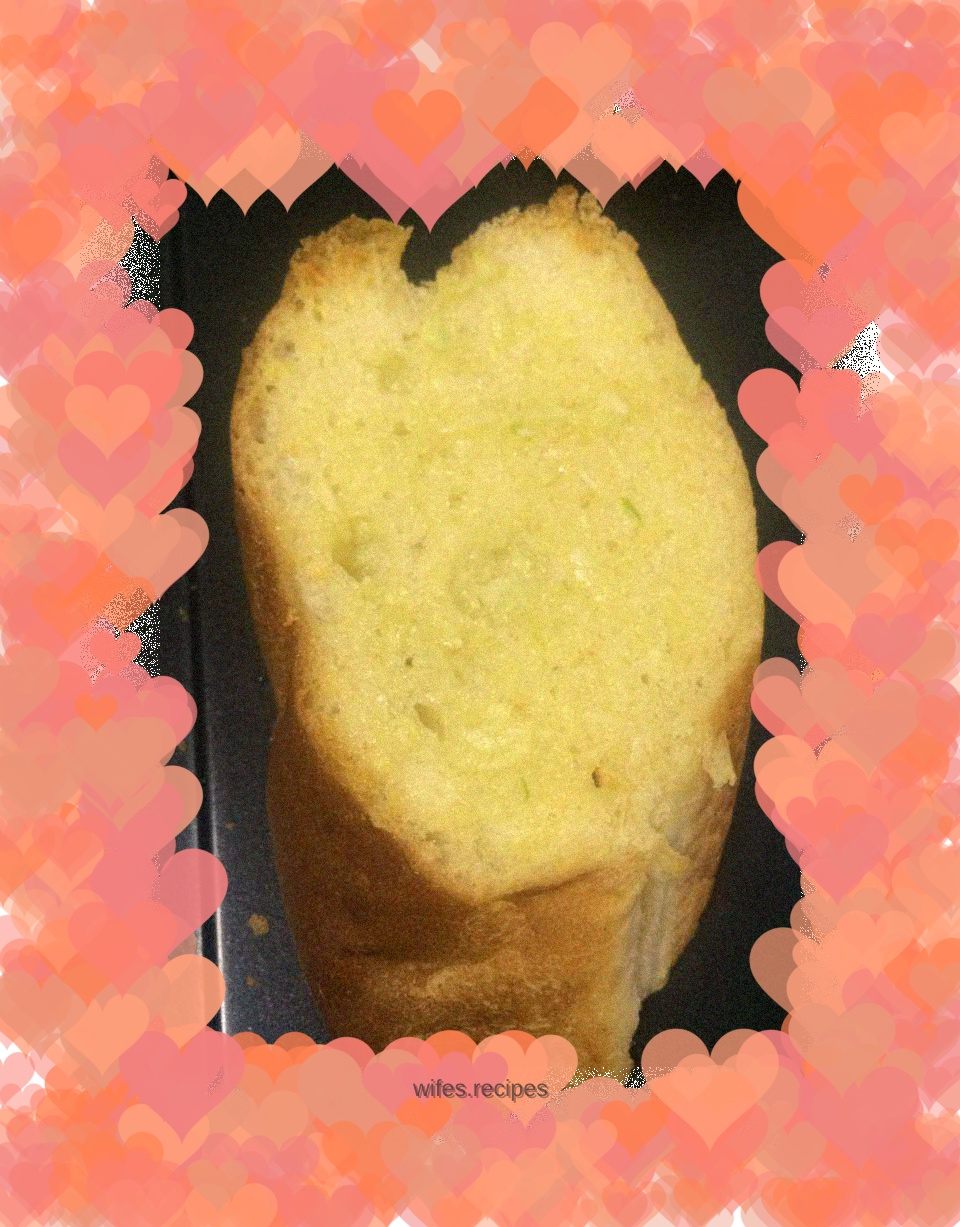 Simple version of garlic bread