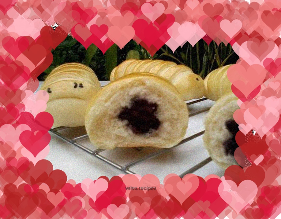 Black glutinous rice bread 3