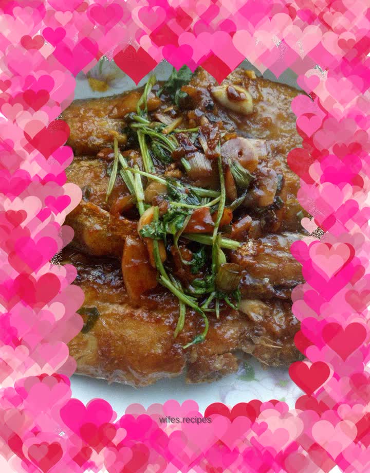 Braised hairtail fish