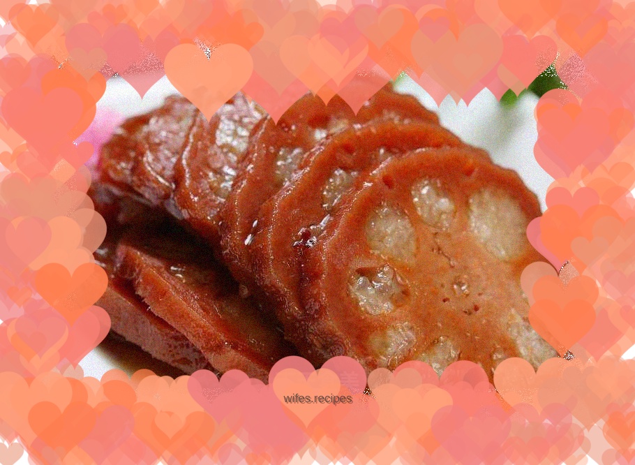 Osmanthus sugar lotus root