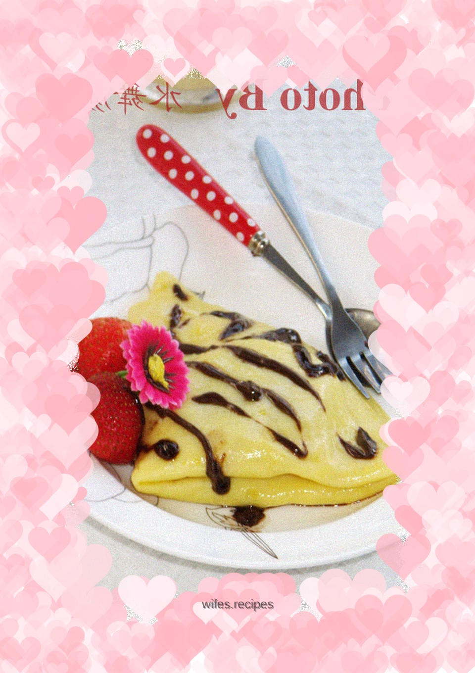 Fruit version of "French crepe"