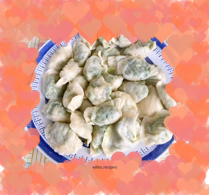 Bird and shell dumplings