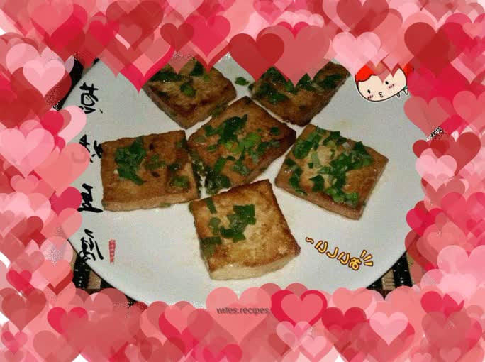 Braised Tofu with Scallions