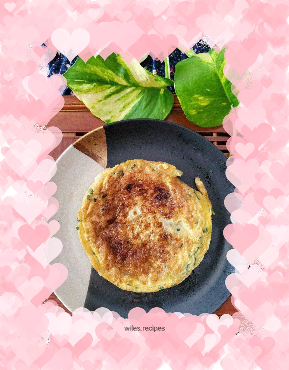 Sakura shrimp omelette