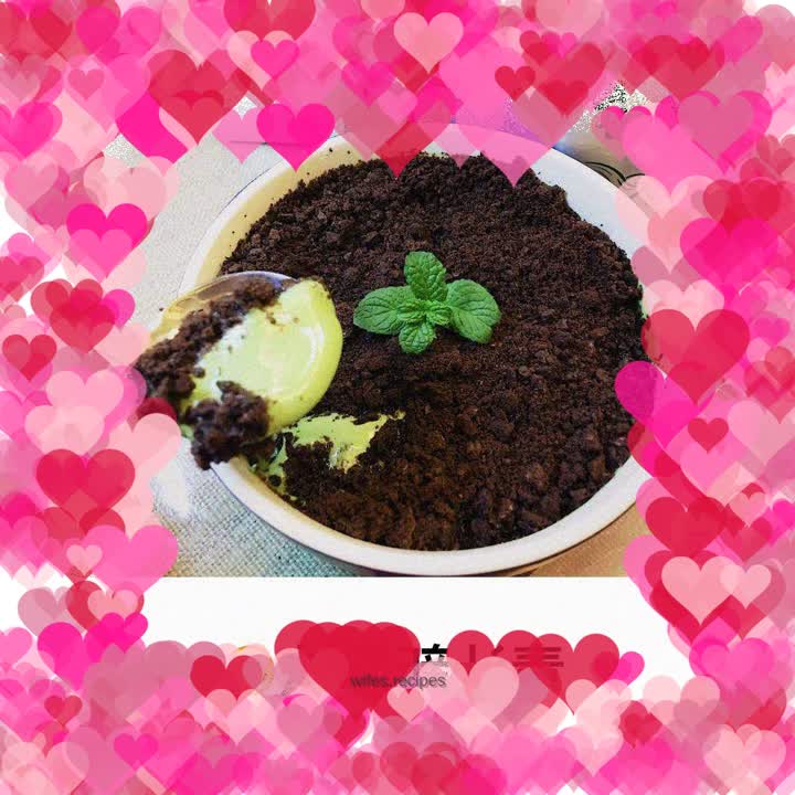 Summer ice drink——potted green juice