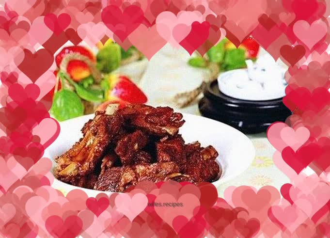 How to make delicious Zijin Mountain Spring-style donkey hide gelatin pork ribs