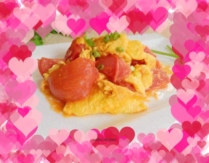 Tomato scrambled eggs