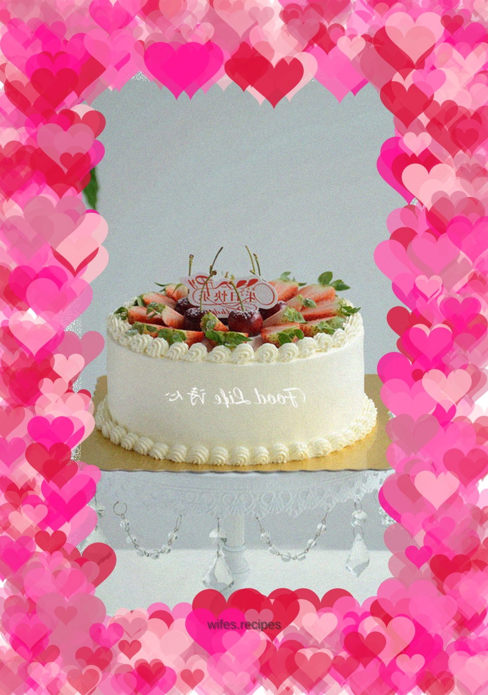 【Strawberry Cream Cake】--Catch the end of the strawberry season to add a color to the sweetness